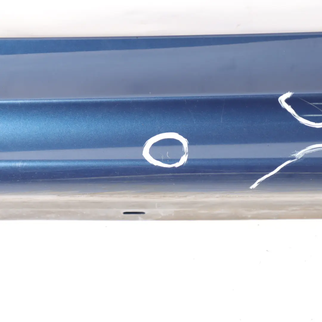 Side Skirt M Aerodynamics Sill Strip Left N/S Le Mans Blue - 381 to BMW E90 LCI with Part number 2147273 BMW E90 LCI Side Skirt M Aerodynamics Sill Strip Left N/S Le Mans Blue - 381 - SKU 2147273-LMB - Part number 2147273
