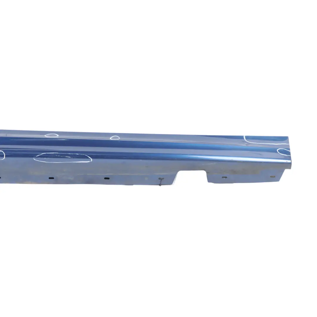 Side Skirt M Aerodynamics Sill Strip Right O/S Le Mans Blue - 381 to BMW E90 LCI with Part number 2147274 BMW E90 LCI Side Skirt M Aerodynamics Sill Strip Right O/S Le Mans Blue - 381 - SKU 2147274-LMB - Part number 2147274