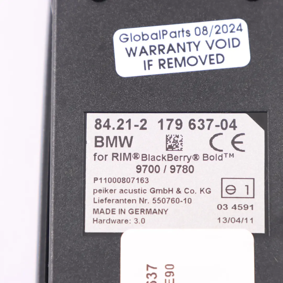  Snap-in Adapter BMW E90 E91 E92 LCI F20 F30 Media Telephone Phone - SKU 2179637 - Part number 2179637