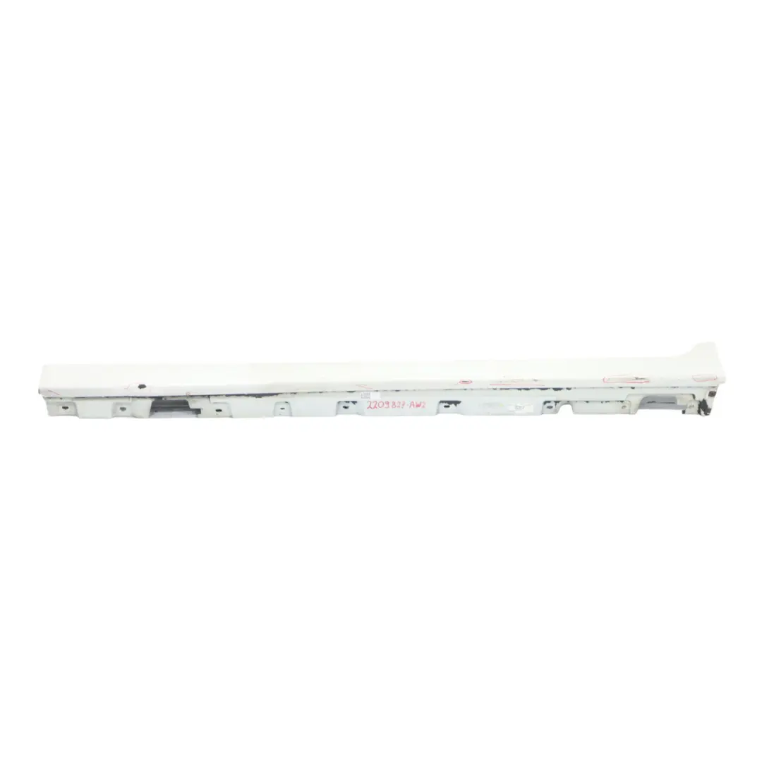 BMW F10 F11 Side Skirt Door Sill Cover Panel Left N/S Alpinweiss 3 - 300 - SKU 2209827-AW2 - Part number 2209827