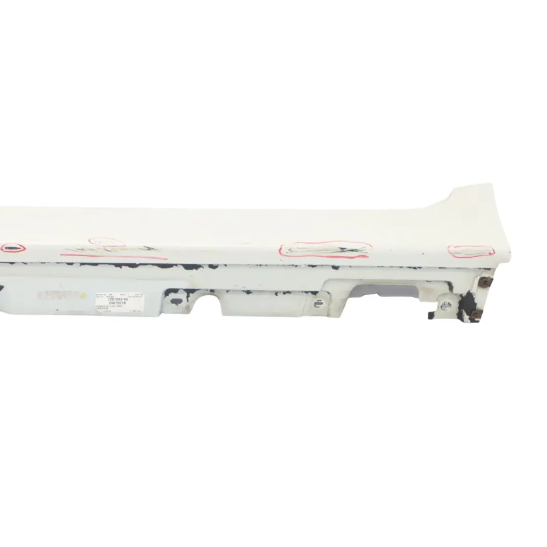 BMW F10 F11 Gonna Laterale Porta Pannello Soglia Sinistra Alpinweiss 3 - 300 - SKU 2209827-AW2 - Numero di parte 2209827
