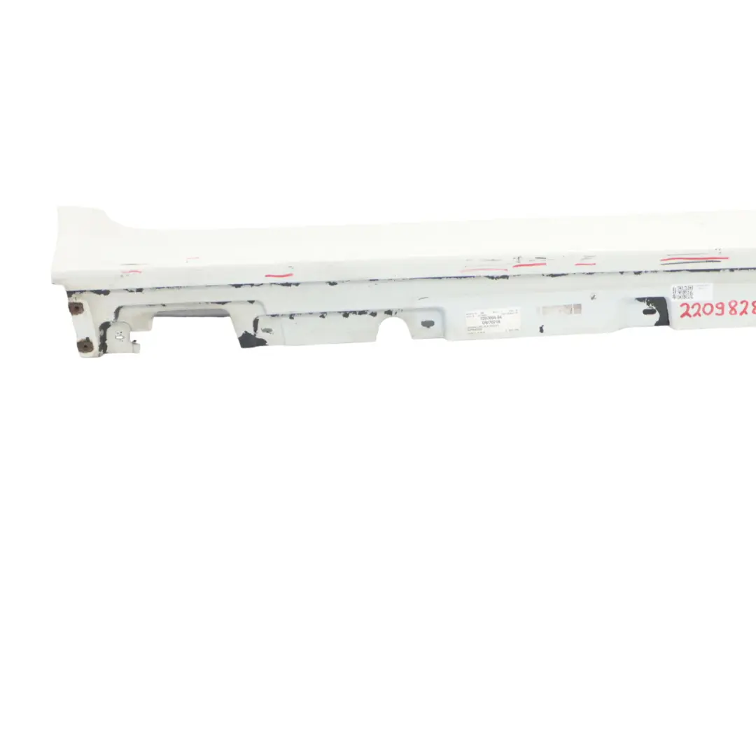 BMW F10 Gonna Laterale Destra Pannello di Copertura Soglia Alpinweiss 3 - 300 - SKU 2209828-AW1 - Numero di parte 2209828