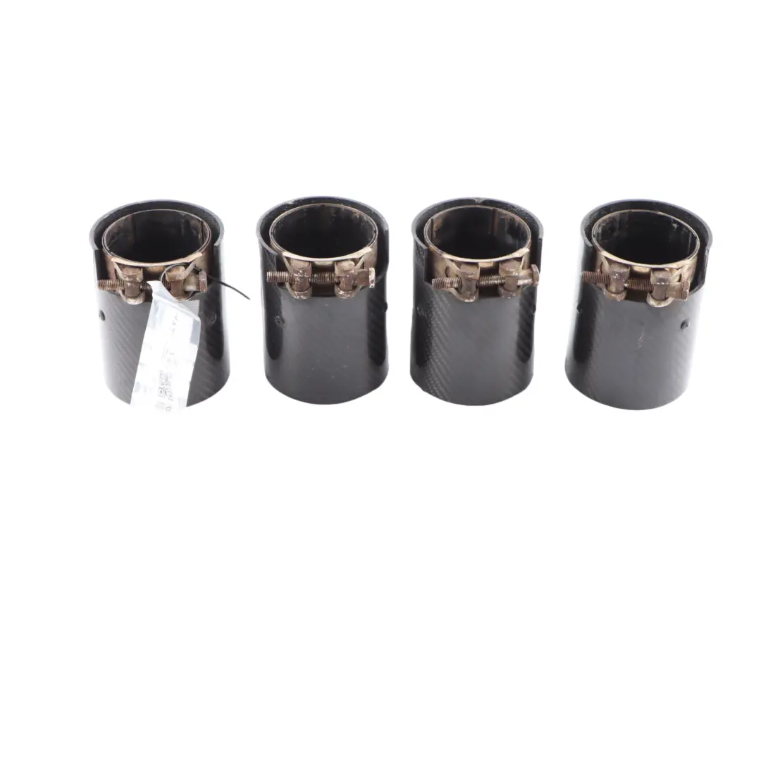 Exhaust Tailpipe End Tips Carbon Set Kit to BMW F80 M3 F82 M4 M Sport with Part number 2468411 BMW F80 M3 F82 M4 M Sport Exhaust Tailpipe End Tips Carbon Set Kit - SKU 2468411-1 - Part number 2468411