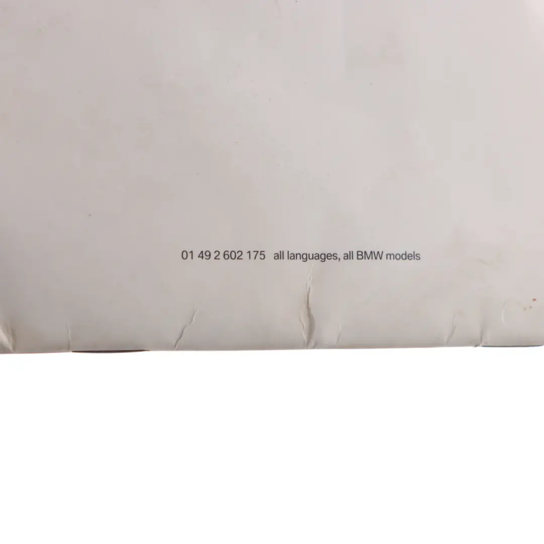 Service Booklet Book to BMW E60 E61 E81 X3 E83 E87 E90 E91 LCI with Part number 2602175 BMW E60 E61 E81 X3 E83 E87 E90 E91 LCI Service Booklet Book - SKU 2602175-2 - Part number 2602175