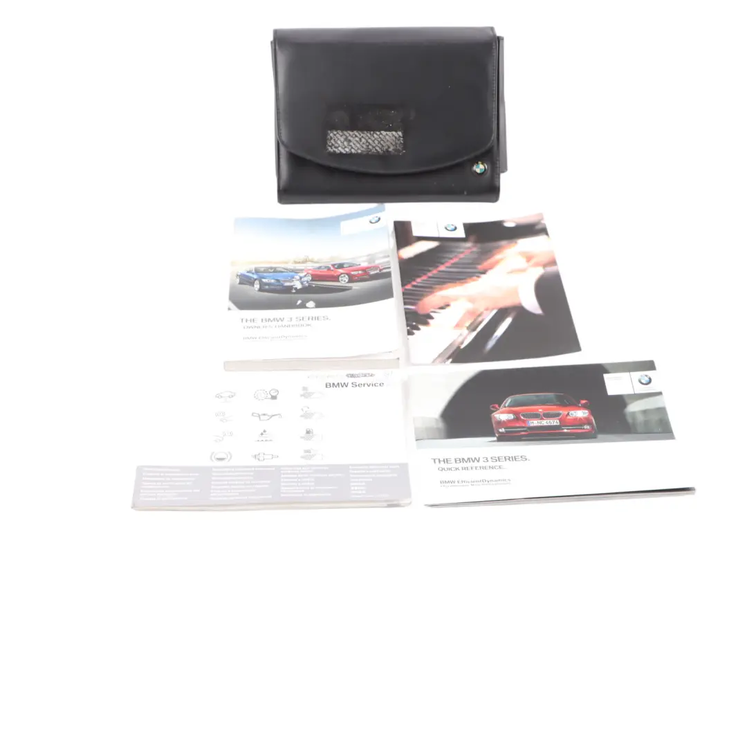 BMW E92 Owner's Handbook Instructions Pouch Case Wallet Set - SKU 2604603 - Part number 2604603
