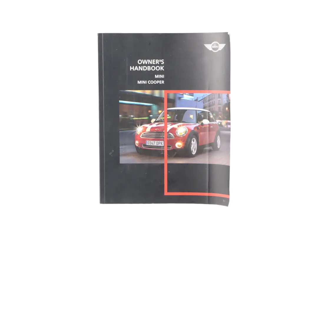 Mini R56 R57 LCI Service Booklet Owner's Handbook Pouch Case Set - SKU 2607472 - Part number 2607472