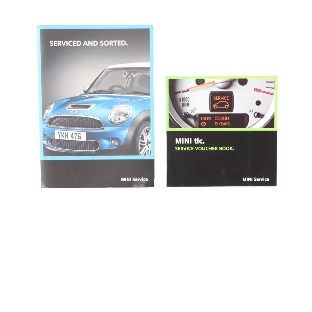 Mini R56 R57 LCI Service Booklet Owner's Handbook Pouch Case Set - SKU 2607472 - Part number 2607472