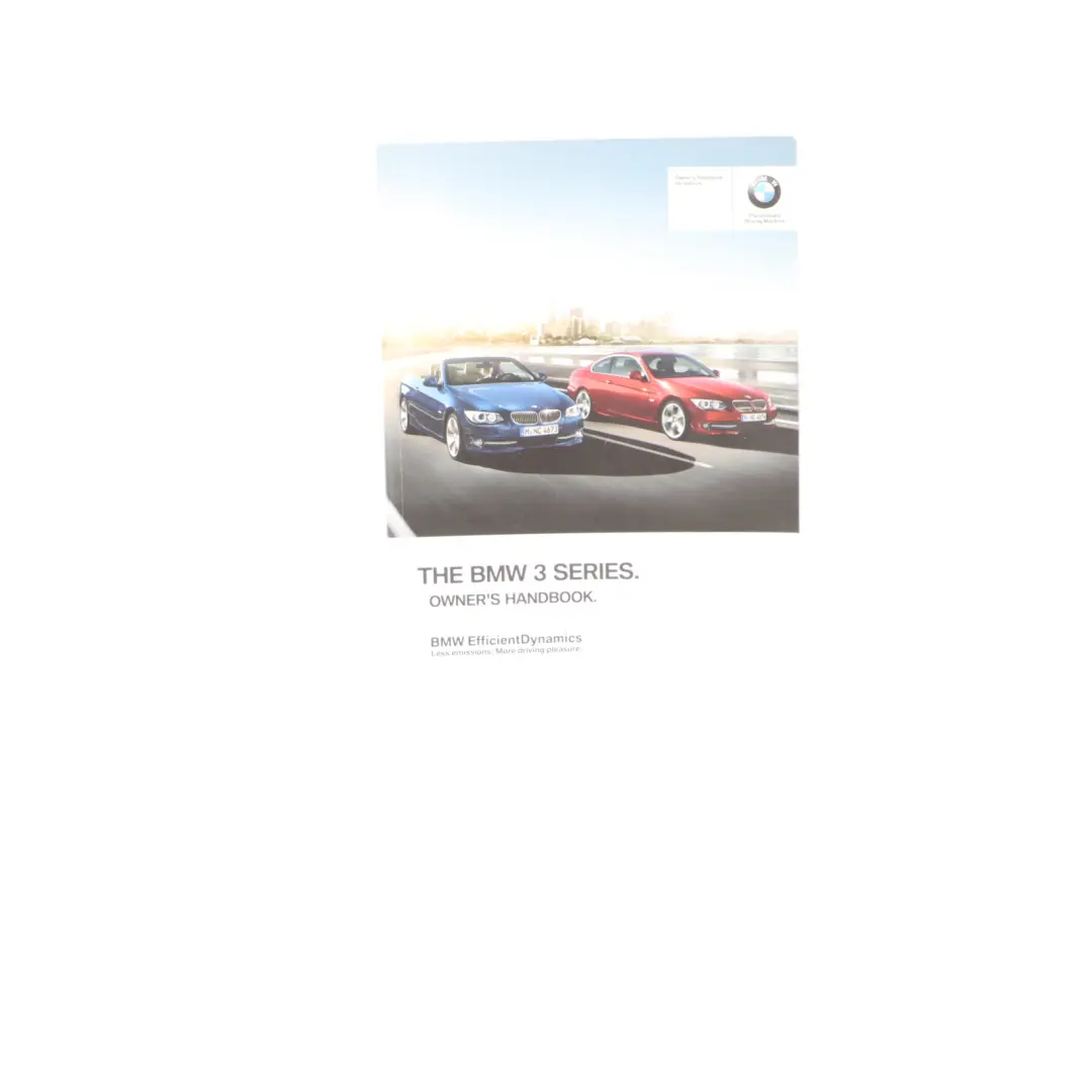 BMW E92 Owner's Book Manual Case Inctructions Wallet Pouch - SKU 2609294 - Part number 2609294