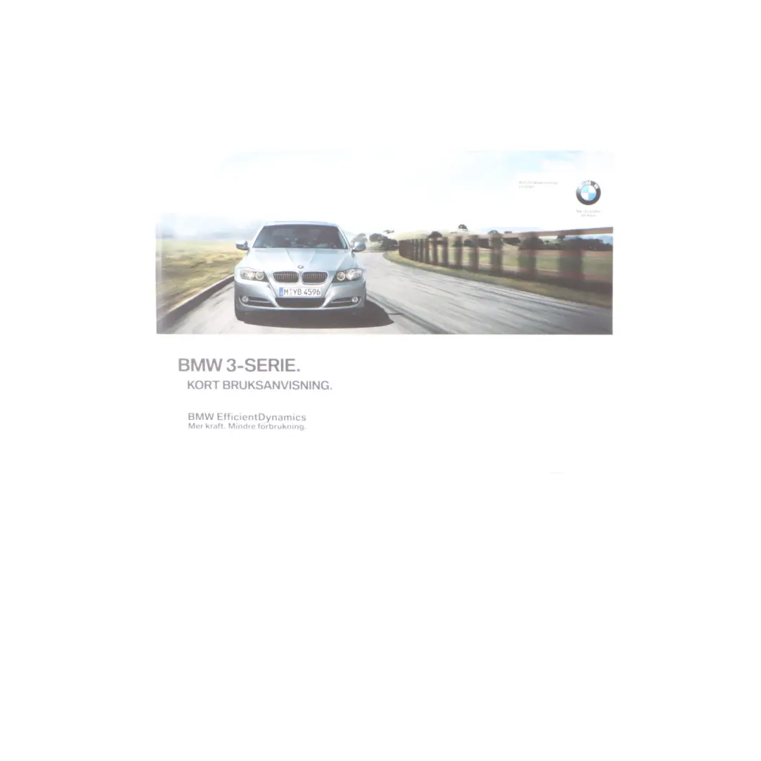 BMW E92 Owner's Book Manual Case Inctructions Wallet Pouch - SKU 2609294 - Part number 2609294
