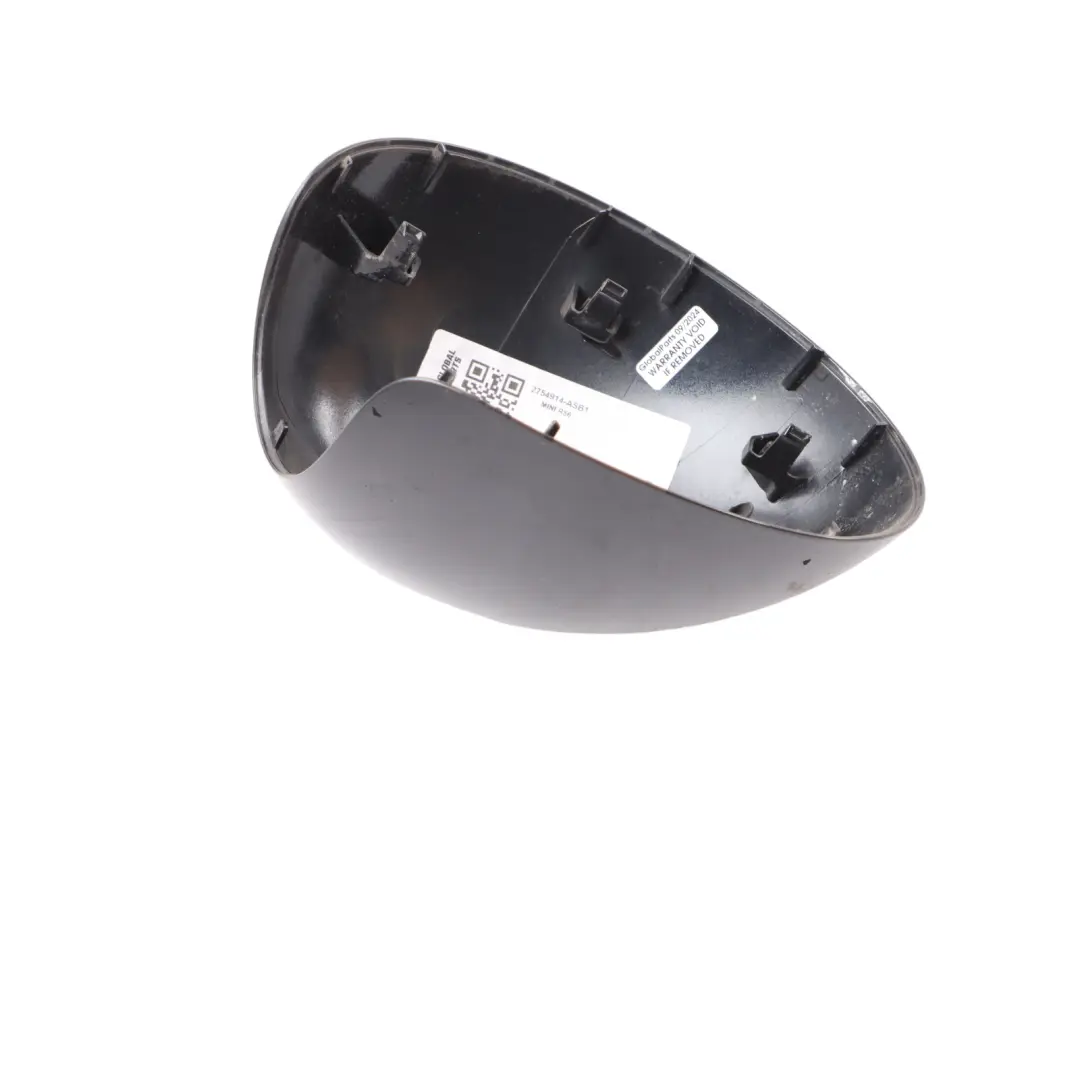Tapa Cubierta Espejo Derecho Aleta Astro Negro para Mini Cooper R55 R56 R60 con número de pieza 2754914 Mini Cooper R55 R56 R60 Tapa Cubierta Espejo Derecho Aleta Astro Negro - SKU 2754914-ASB1 - Número de pieza 2754914