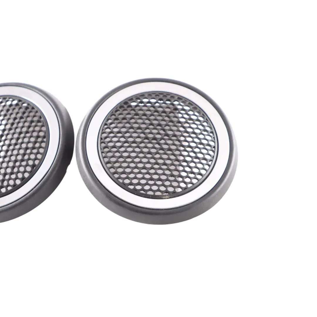Mini R57 Front Door N/O/S Set Lower Woofer Speaker Cover Chrome Ambient Light - SKU 2757985-2 - Part number 2757985