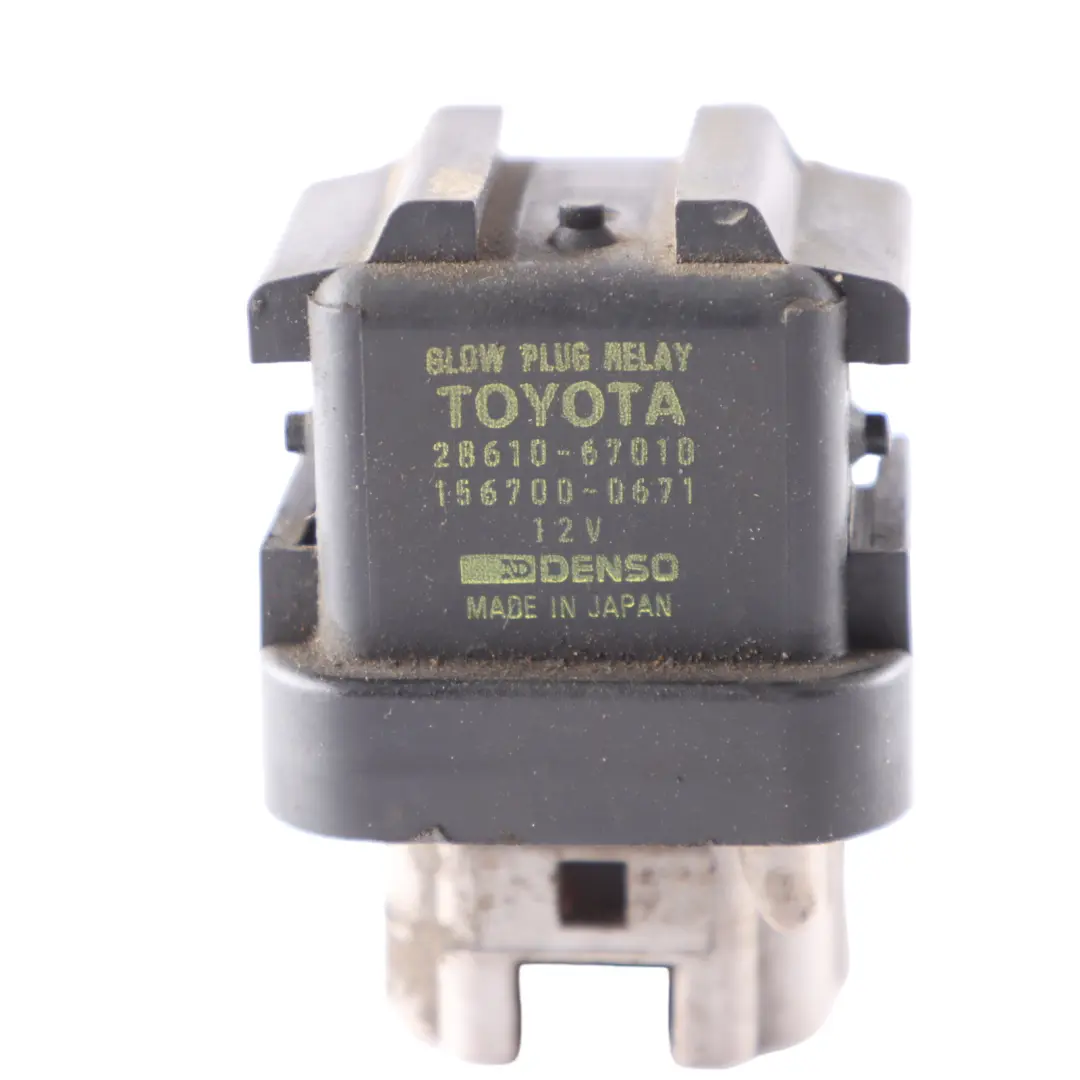 Glow Plug Relay 4 PIN 12V to Toyota with Part number 28610-67010 Toyota Glow Plug Relay 4 PIN 12V - SKU 28610-67010 - Part number 28610-67010