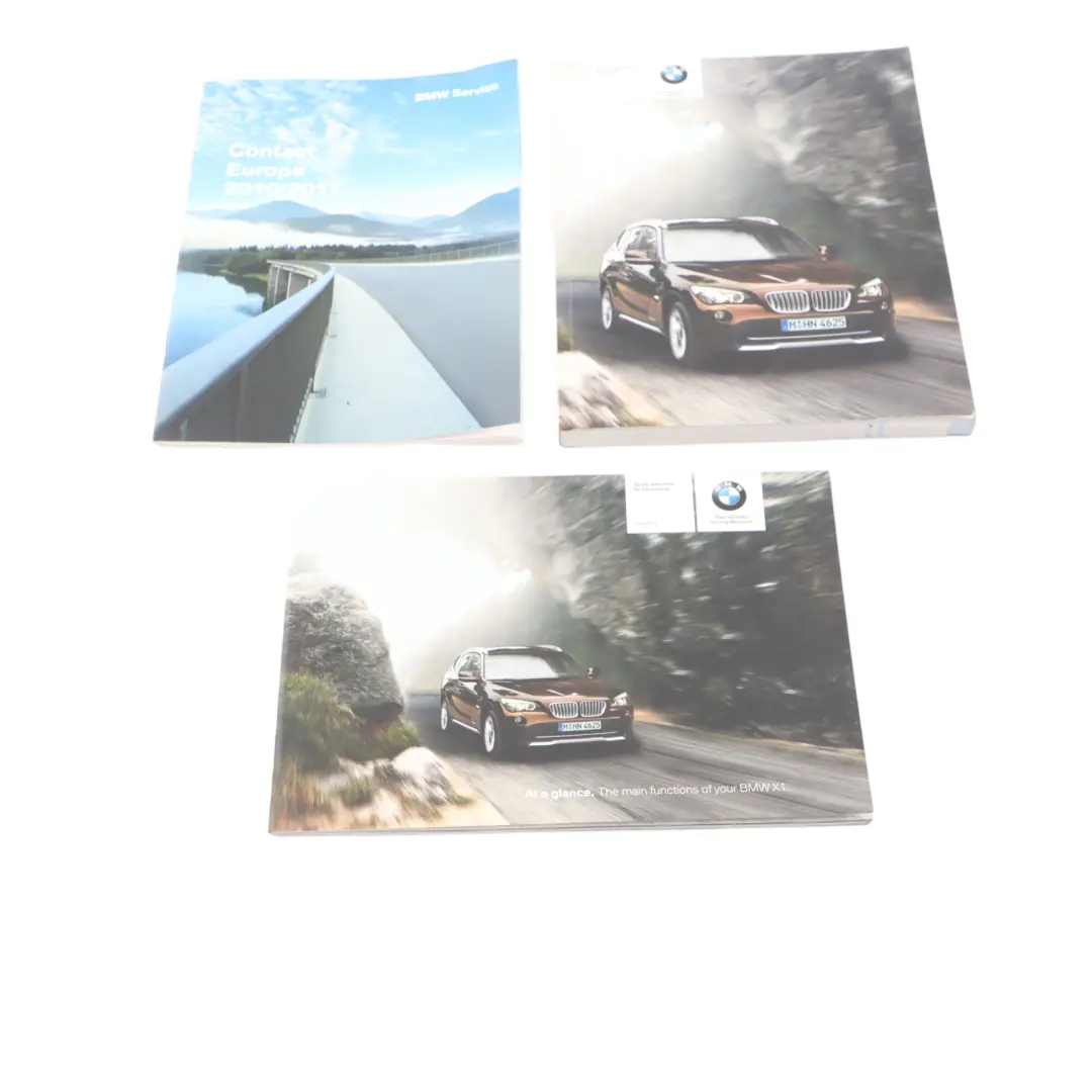 BMW X1 E84 Owner's Handbook Service Booklet Instructions Pouch Case Wallet - SKU 2911226 - Part number 2911226
