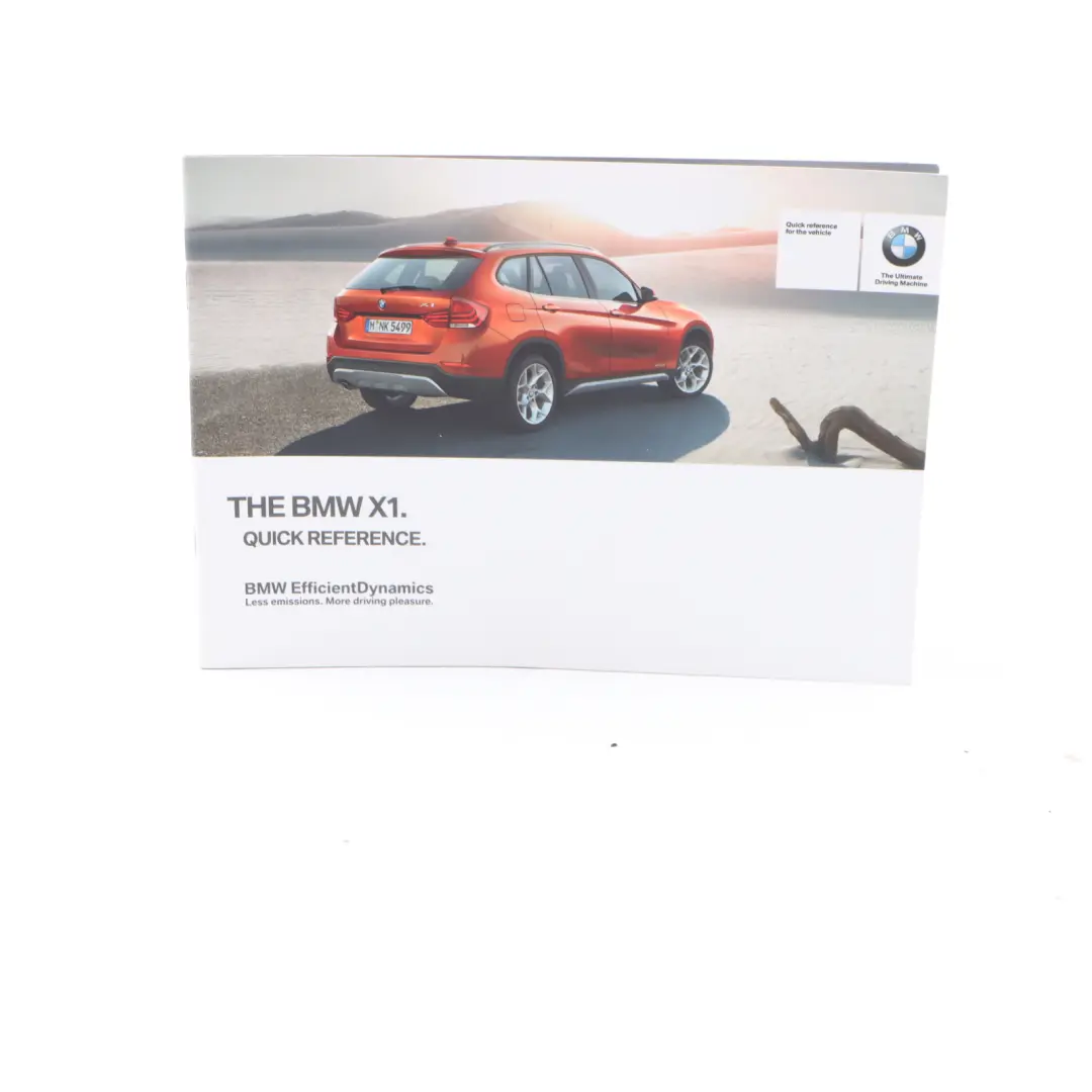 BMW X1 E84 Owner's Instructions Handbook Case Wallet Pouch - SKU 2918487 - Part number 2918487