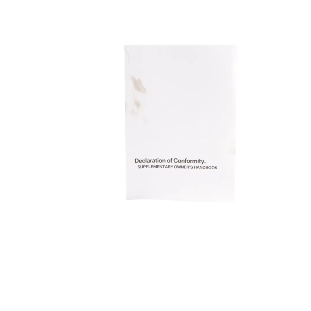 BMW F36 Gran Coupe LCI Owner's Handbook Instruction Manual - SKU 2981532 - Part number 2981532