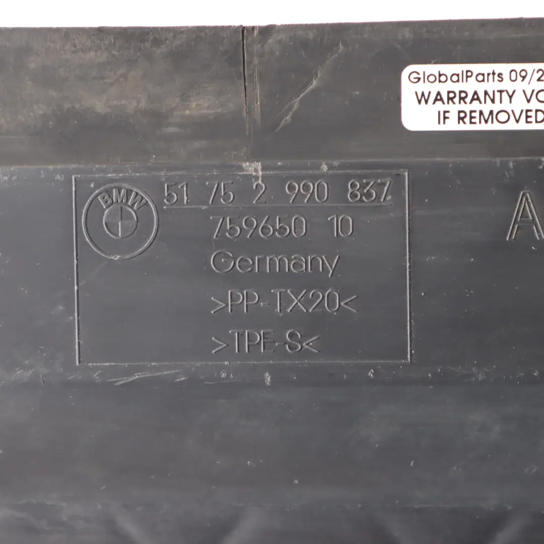 BMW X1 E84 Guarnizione Montaggio Pannello Radiatore Centrale - SKU 2990837 - Numero di parte 2990837