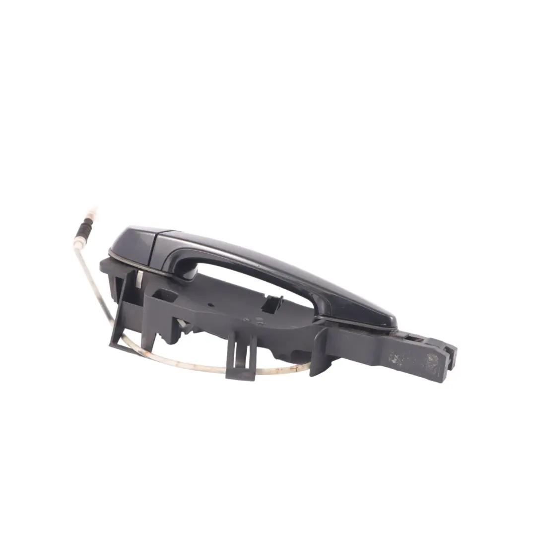 BMW X1 E84 Lewa Klamka Drzwi Lewy Tył Czarna Black Sapphire - 475 - SKU 2992975-BS - Numer Części 2992975