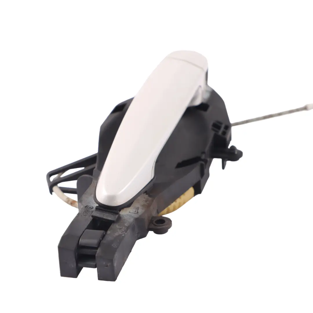 BMW X1 E84 Door Handle Grab Rear Left N/S Outside Bracket Mineral White - A96 - SKU 2992975-MW - Part number 2992975