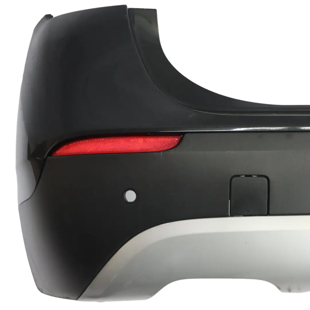 Complete Rear Bumper Trim Panel PDC Black Sapphire Metallic - 475 to BMW X1 E84 with Part number 2993568 BMW X1 E84 Complete Rear Bumper Trim Panel PDC Black Sapphire Metallic - 475 - SKU 2993568-BS1 - Part number 2993568