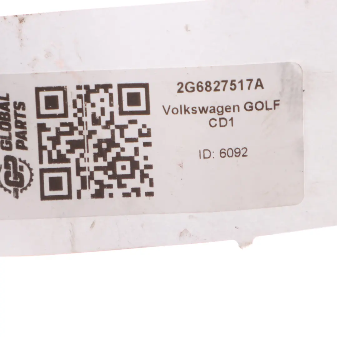 Volkswagen Golf CD1 Boot Trunk Lid Lock Catch Tailgate Striker Plate - SKU 2G6827517A - Part number 2G6827517A
