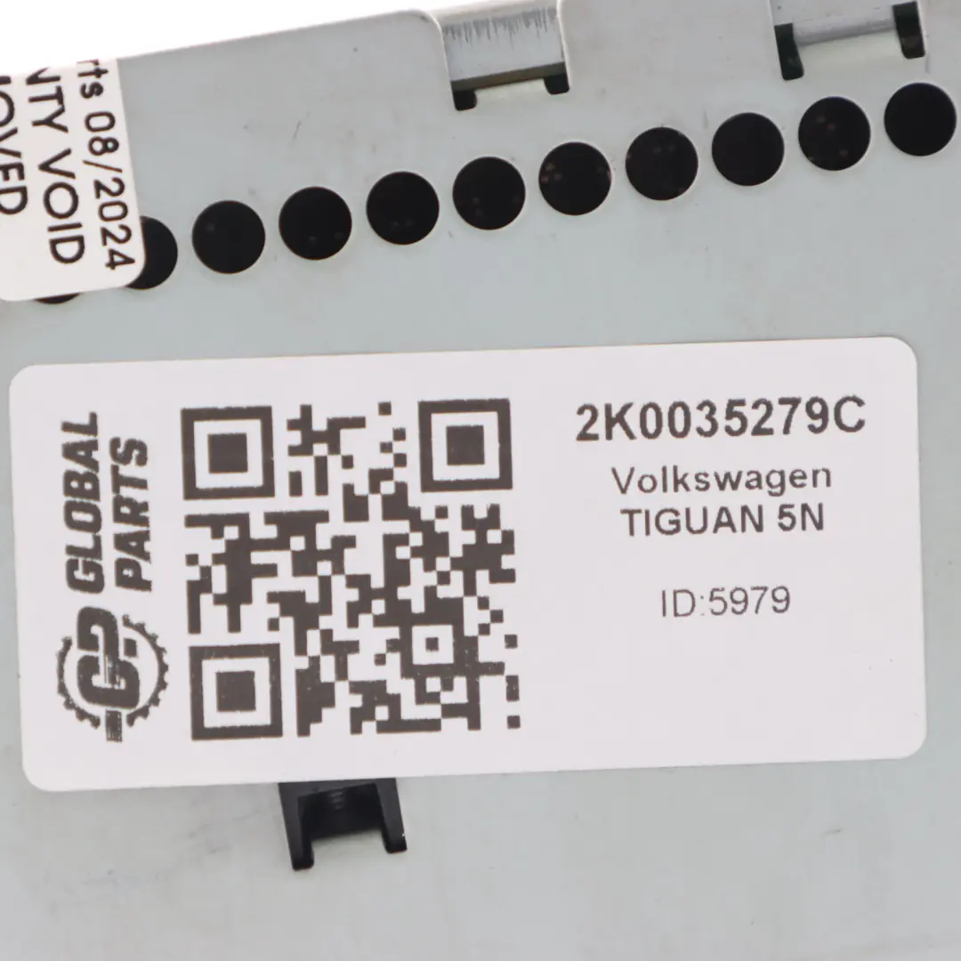 Volkswagen Tiguan 5N Sat Navi Stéréo Radio Unité Lecteur - SKU 2K0035279C - Numéro de pièce 2K0035279C