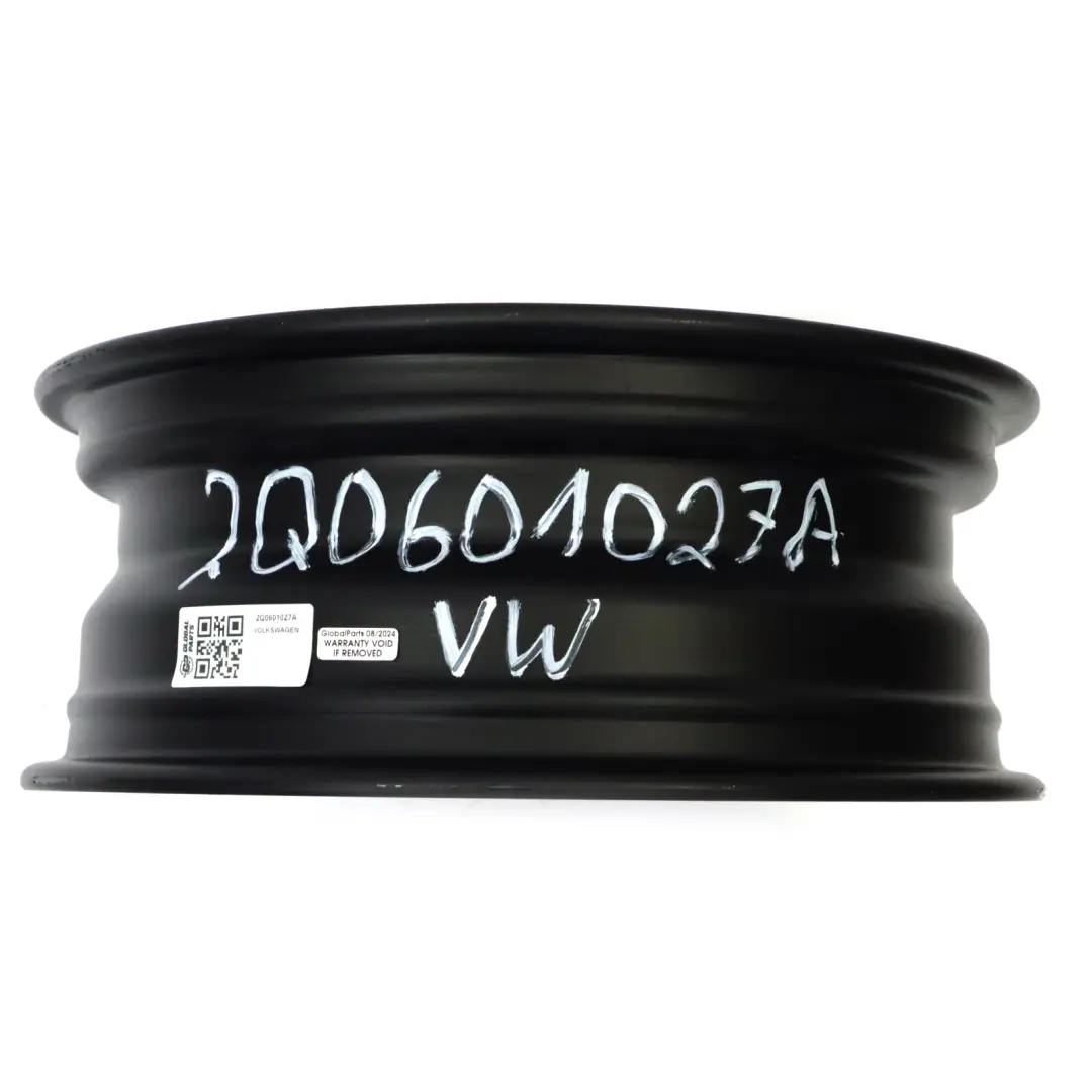 Stahlfelge 15" 5.5J ET:40 für Volkswagen Polo Audi A1 Seat Ibiza mit Teilenummer 2Q0601027A Volkswagen Polo Audi A1 Seat Ibiza Stahlfelge 15" 5.5J ET:40 - SKU 2Q0601027A - Teilenummer 2Q0601027A