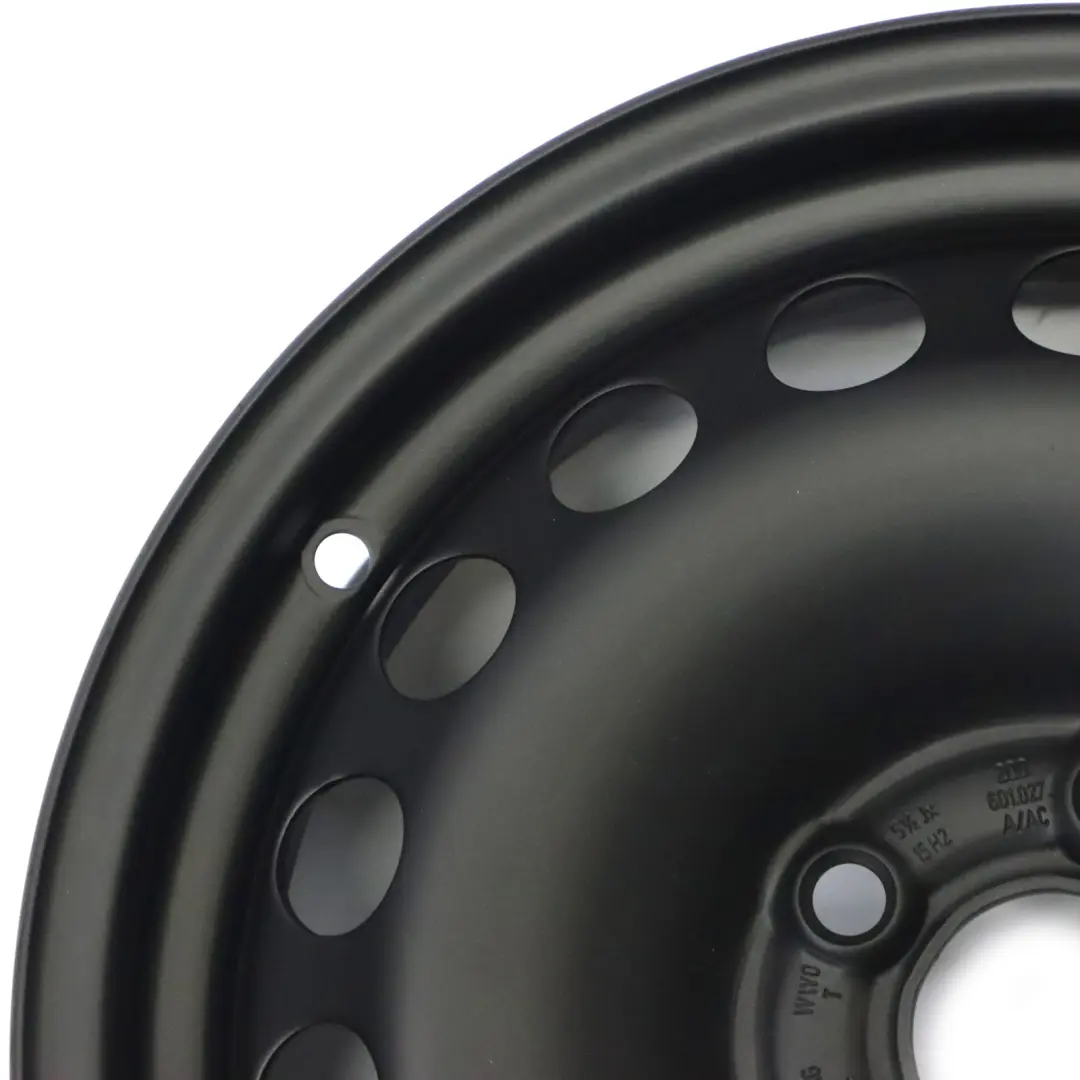 Volkswagen Polo Audi A1 Seat Ibiza Jante Acier 15" 5.5J ET:40 - SKU 2Q0601027A - Numéro de pièce 2Q0601027A