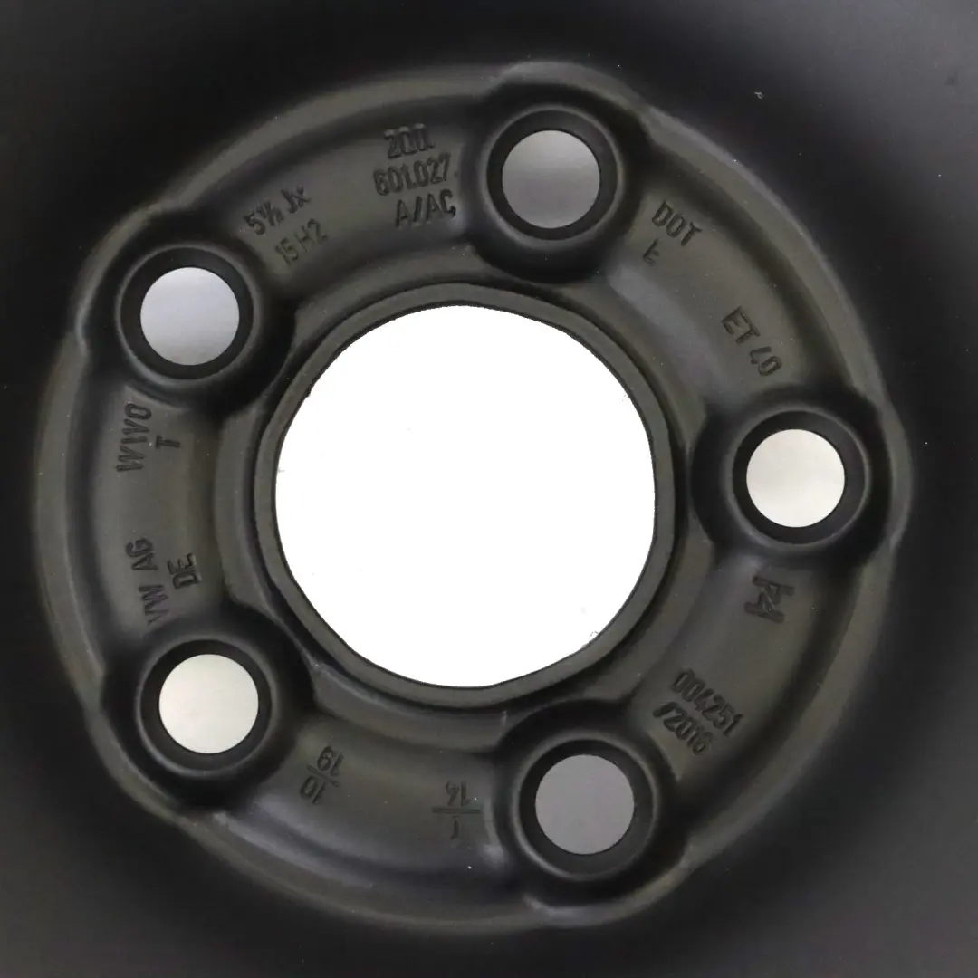 Volkswagen Polo Audi A1 Seat Ibiza Steel Wheel Rim 15" 5.5J ET:40 - SKU 2Q0601027A - Part number 2Q0601027A
