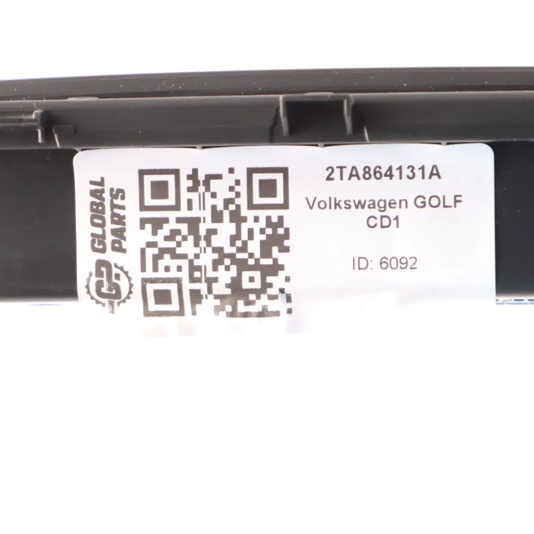 Volkswagen Golf CD1 Centre Console Rear Box Storage Compartment Black - SKU 5TA864131 - Part number 2TA864131A