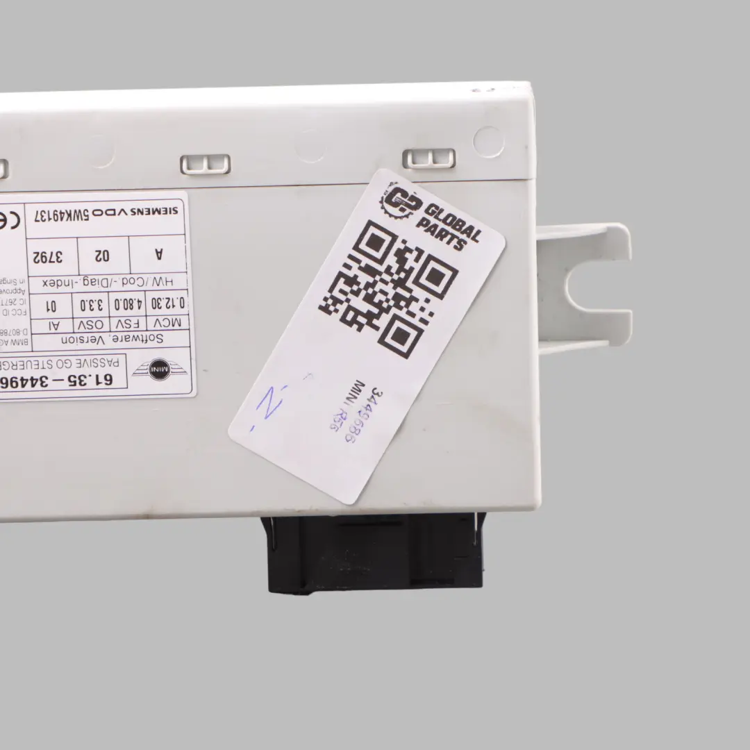 Mini Cooper R55 R56 R57 Passive Go Module Control Unit - SKU 3449686 - Part number 3449686