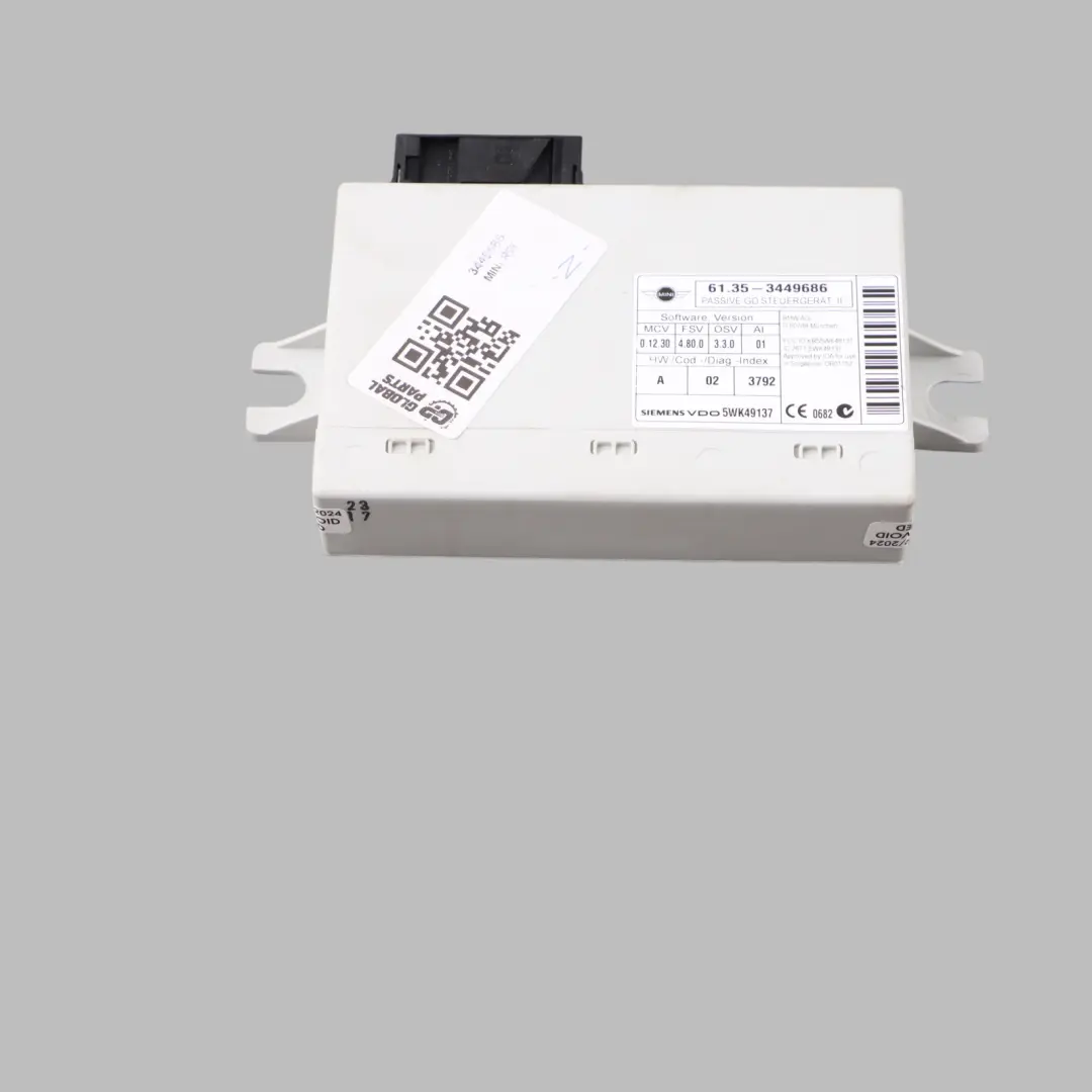 Mini Cooper R55 R56 R57 Moduł Sterownik Passive Go - SKU 3449686 - Numer Części 3449686