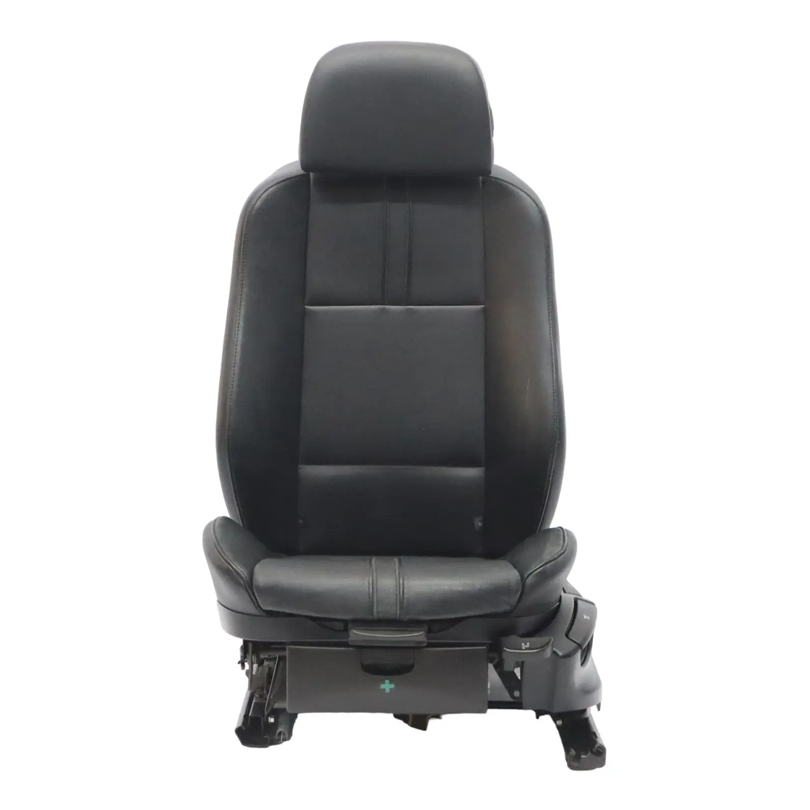 Sedile anteriore BMW X3 E83 LCI Sinistro Sport Interno Pelle Nevada Nero
