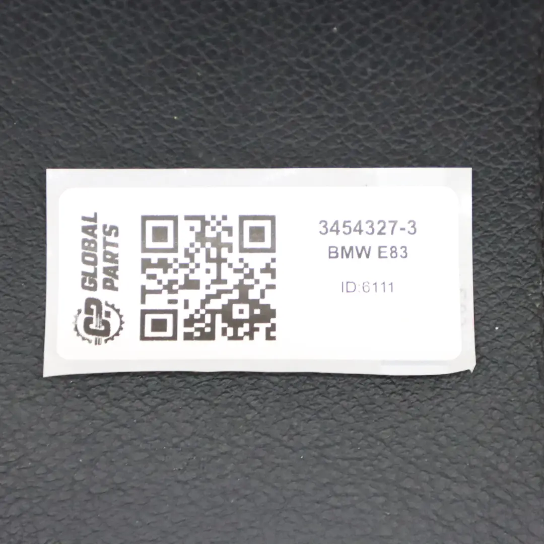  Asiento Delantero BMW X3 E83 LCI Izquierdo Sport Interior Cuero Nevada Negro - SKU 3454327-3 - Número de pieza 3454327