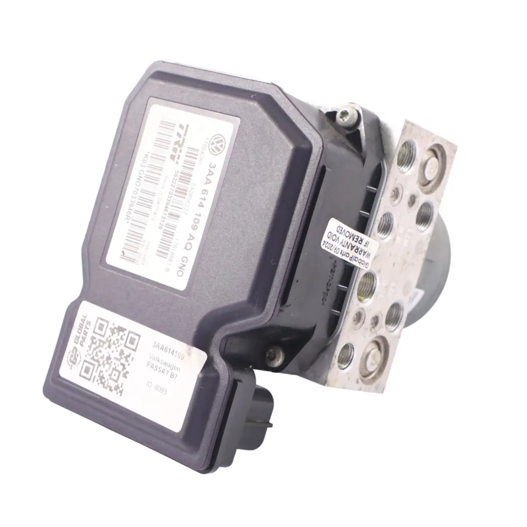 Volkswagen VW Passat B7 ABS Hydro Brake Pump Control Module Unit - SKU 3AA614109AQ - Part number 3AA614109