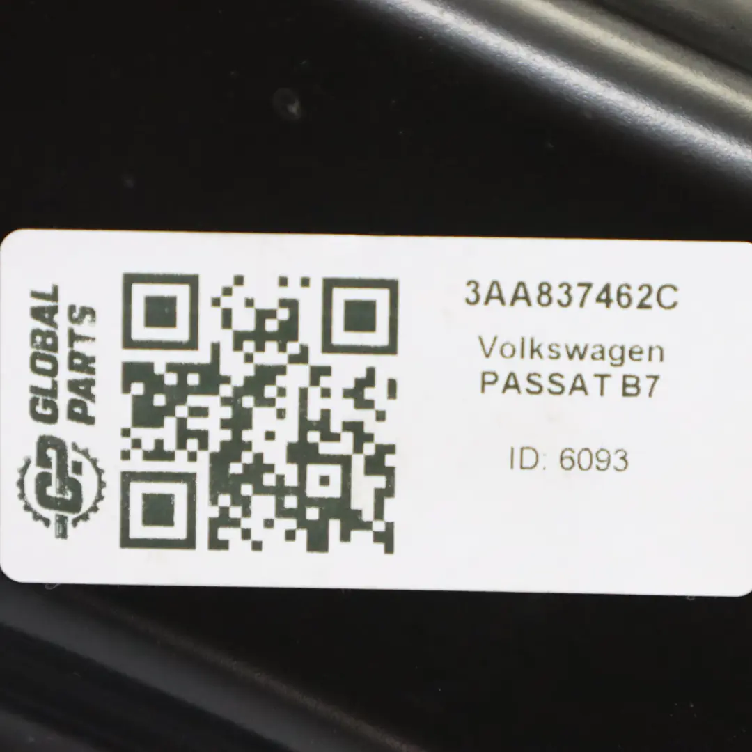 Volkswagen Passat B7 Alzacristalli Anteriore Destro Regolatore Motore - SKU 3AA837462C - Numero di parte 3AA837462C