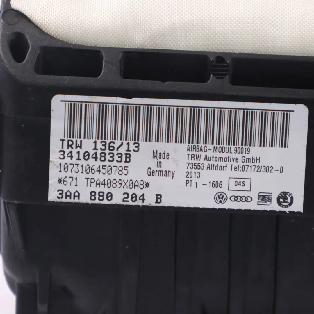 Volkswagen Passat B7 Passenger Side Front Dashboard Air Module - SKU 3AA880204B - Part number 3AA880204B