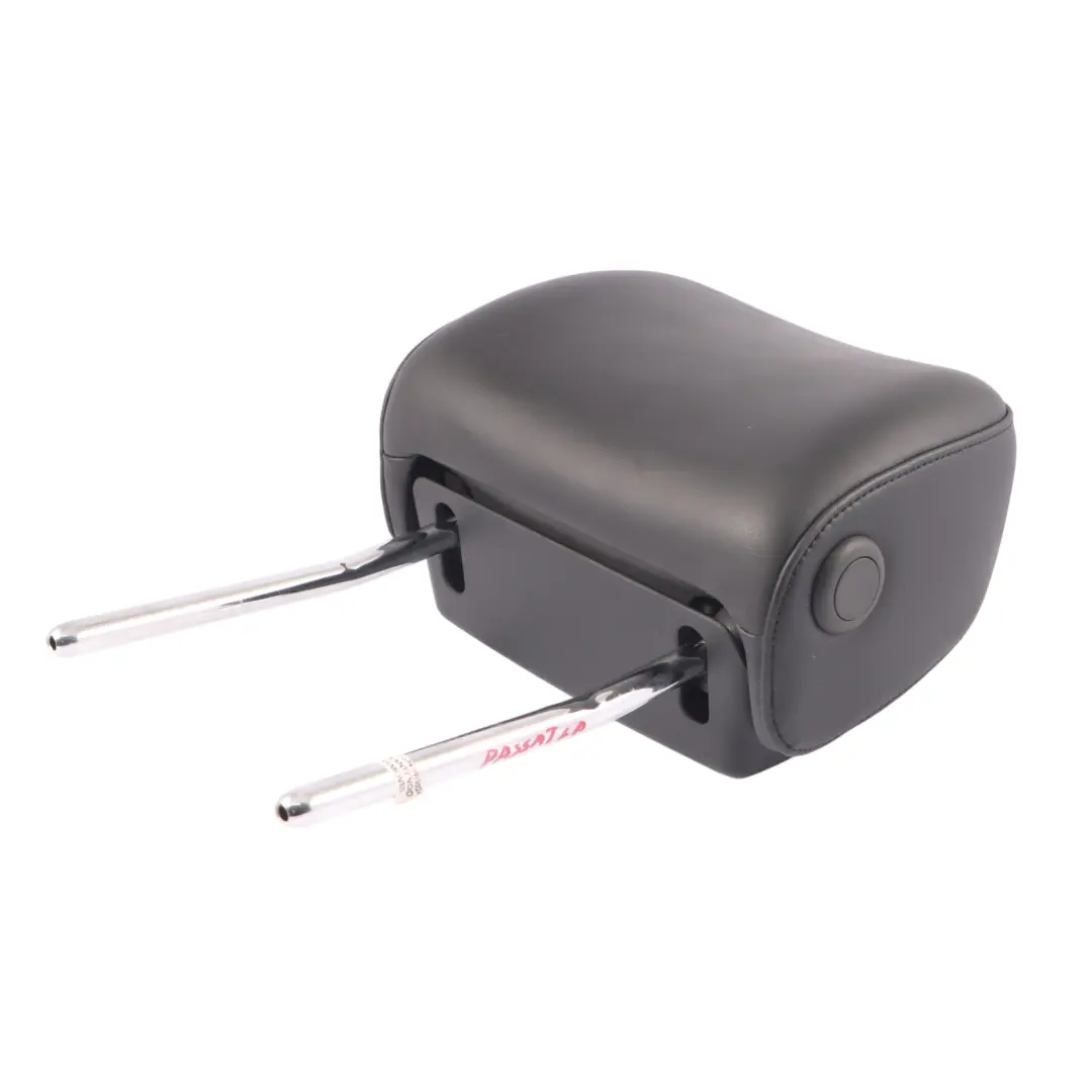 Vordersitz Kopfstütze Schwarz Leder Kopfstütze für Volkswagen Passat B7 mit Teilenummer 3AA881903AD Volkswagen Passat B7 Vordersitz Kopfstütze Schwarz Leder Kopfstütze - SKU 3AA881903AD - Teilenummer 3AA881903AD