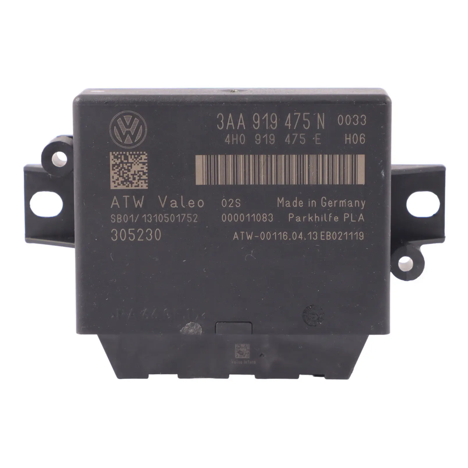 Volkswagen Passat B7 PDC Parking Assistant Module Control Unit 3AA919475N