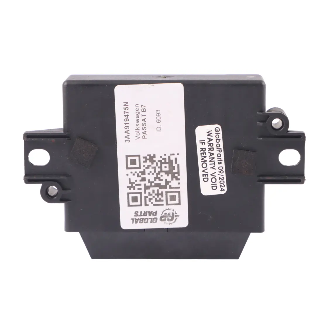 Moduł Sterownik Czujników Parkowania PDC do Volkswagen VW Passat B7 o numerze 3AA919475N Volkswagen VW Passat B7 Moduł Sterownik Czujników Parkowania PDC - SKU 3AA919475N - Numer Części 3AA919475N
