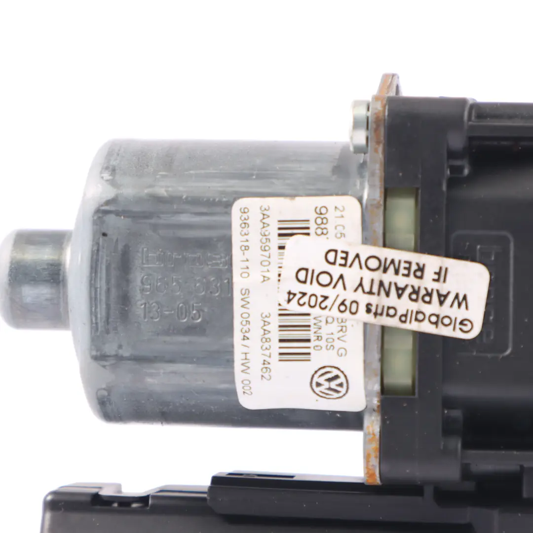 Volkswagen Passat B7 Front Window Lifter Right O/S Regulator Motor - SKU 3AA959701A - Part number 3AA959701A