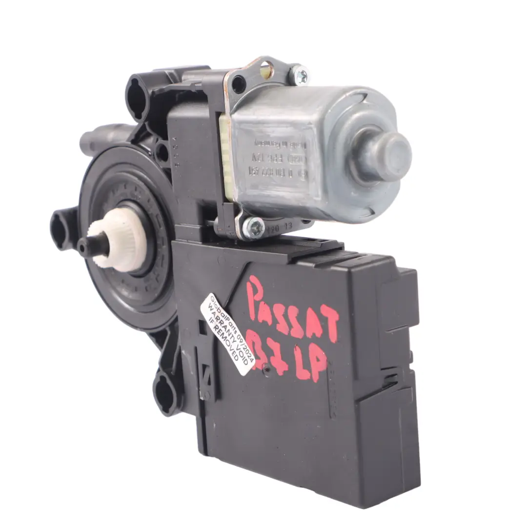 Front Window Lifter Left N/S Regulator Motor to Volkswagen Passat B7 with Part number 3AA959702A Volkswagen Passat B7 Front Window Lifter Left N/S Regulator Motor - SKU 3AA959702A - Part number 3AA959702A