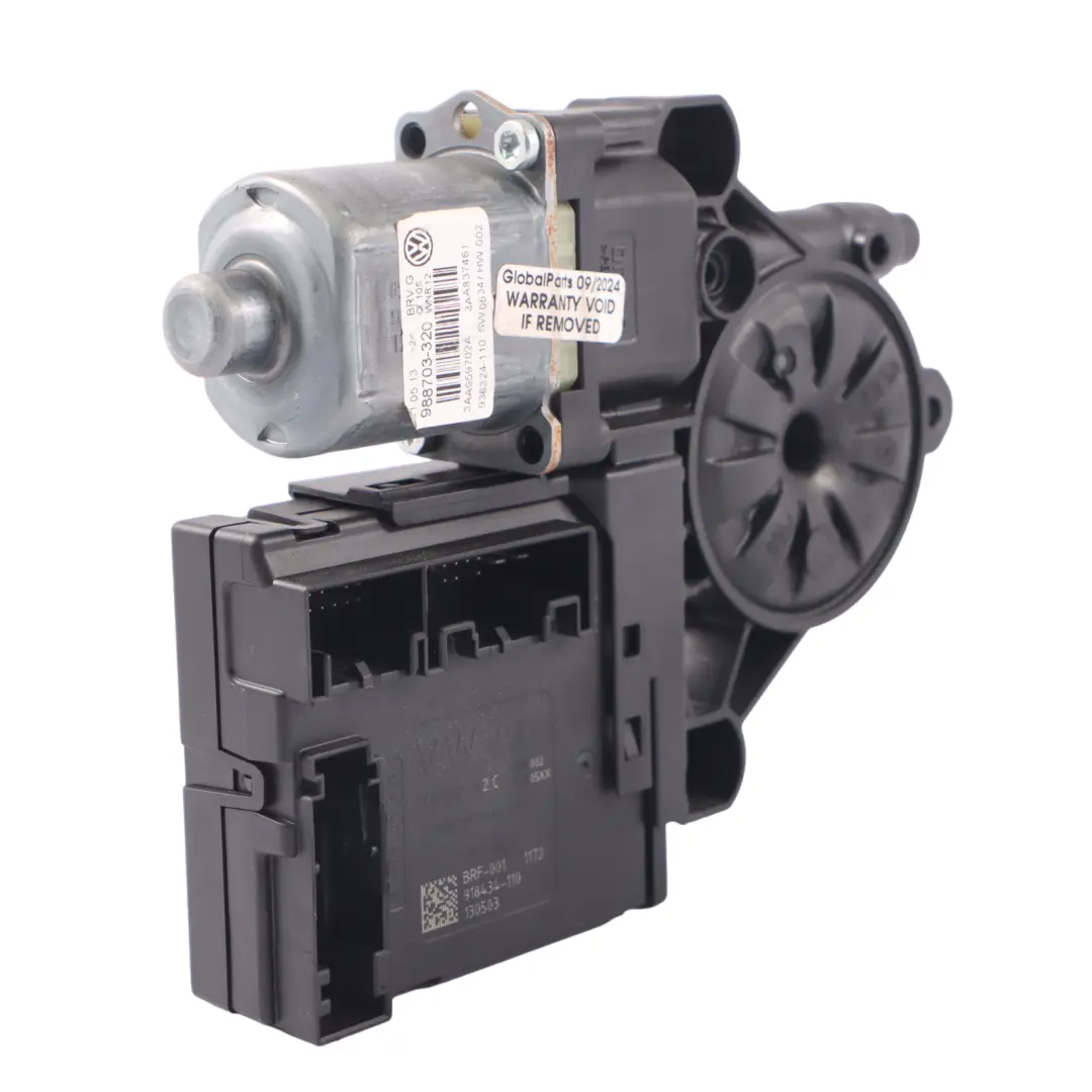 Volkswagen Passat B7 Front Window Lifter Left N/S Regulator Motor - SKU 3AA959702A - Part number 3AA959702A