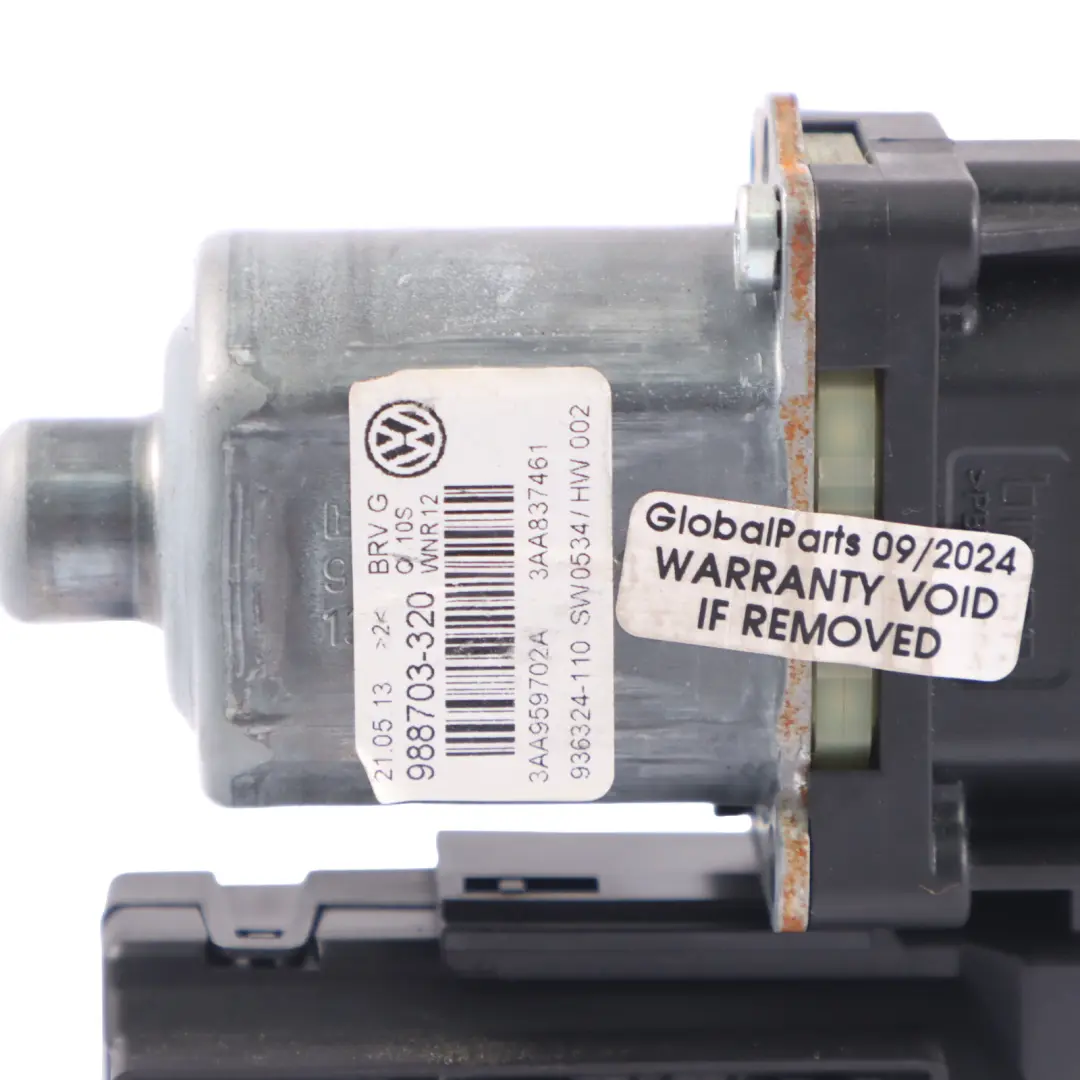 Volkswagen Passat B7 Front Window Lifter Left N/S Regulator Motor - SKU 3AA959702A - Part number 3AA959702A