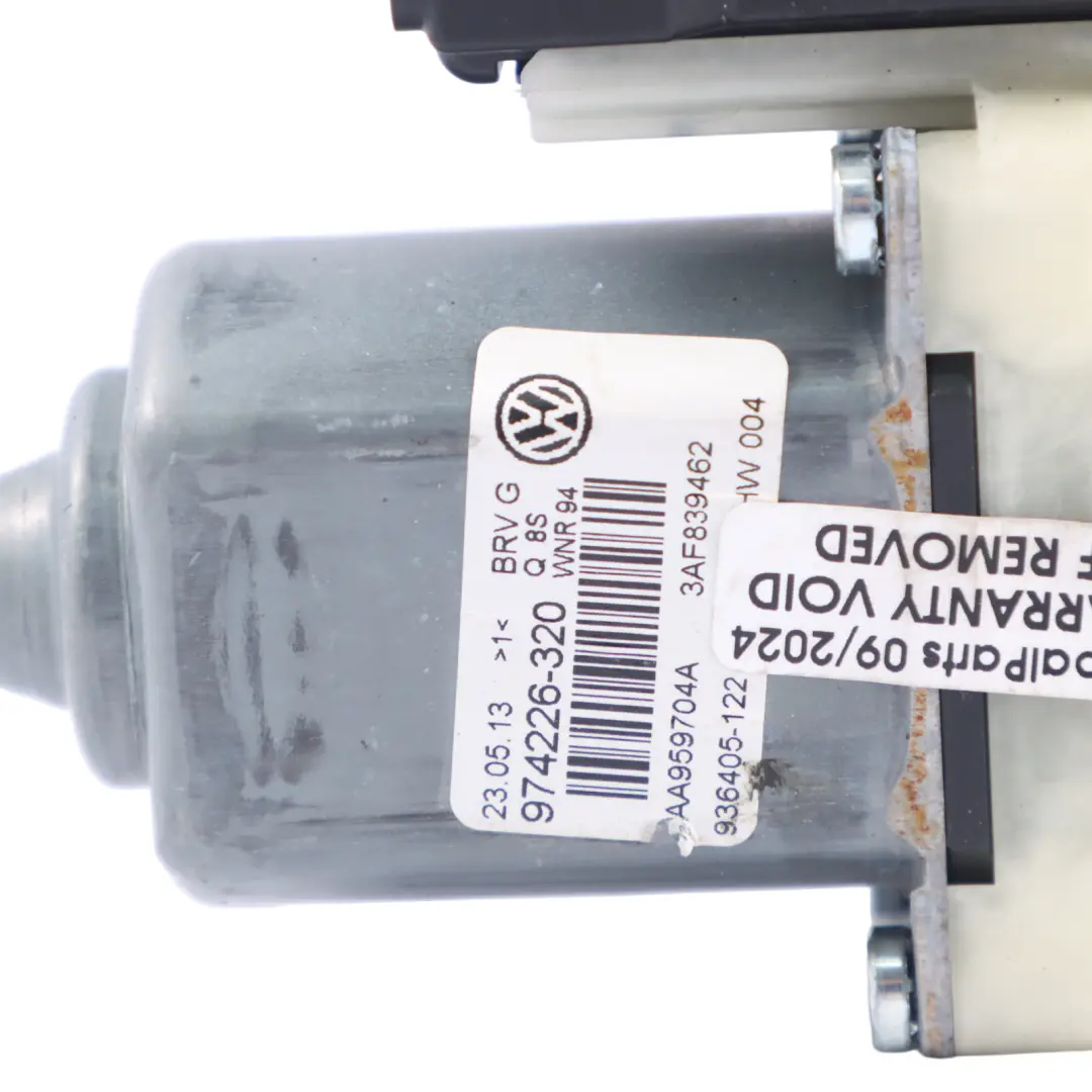 Volkswagen Passat B7 Window Lifter Door Rear Right O/S Regulator Unit - SKU 3AA959704B - Part number 3AA959704B