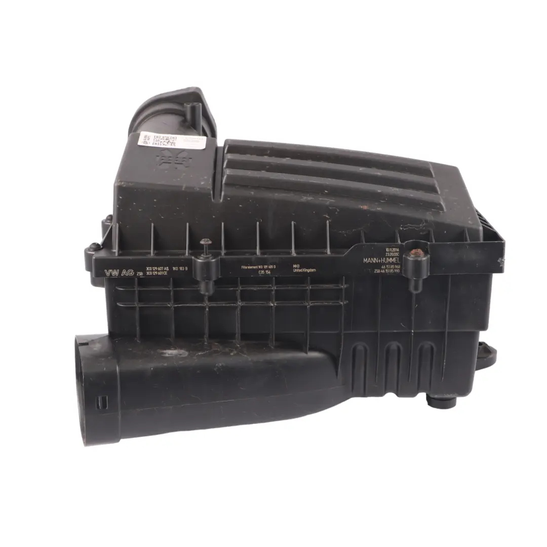 VW Volkswagen Tiguan 5N 2.0 TDI Caja del filtro de aire Diesel - SKU 3C0129607AS - Número de pieza 3C0129607AS