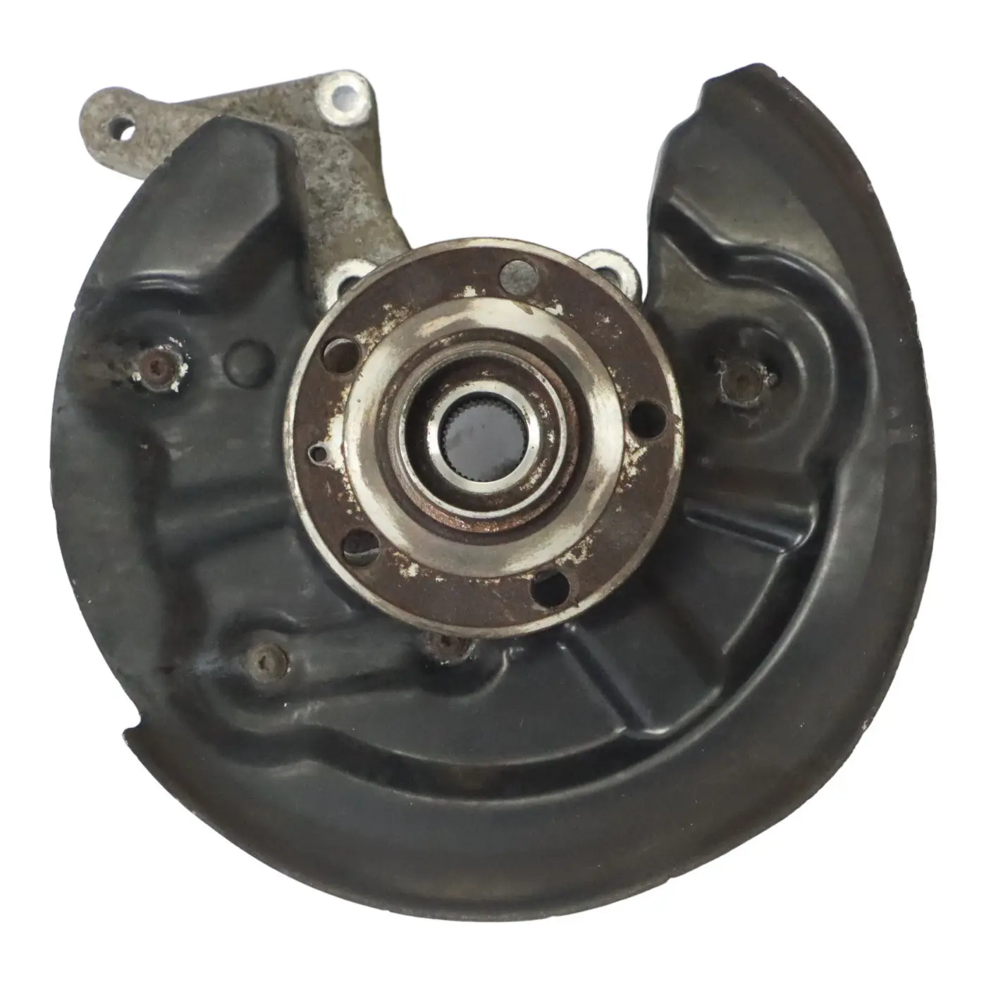 Audi Q3 8U Radträger hinten links Radnaben Halterung Bremsscheibe Teller