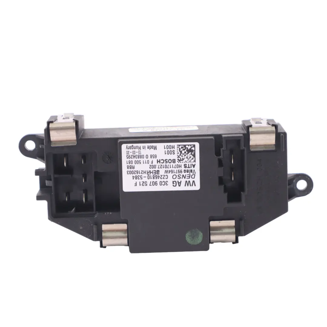 Soffiatore Riscaldatore Ventola Regolatore per Volkswagen Passat B7 con numero di parte 3C0907521F Volkswagen Passat B7 Soffiatore Riscaldatore Ventola Regolatore - SKU 3C0907521F - Numero di parte 3C0907521F