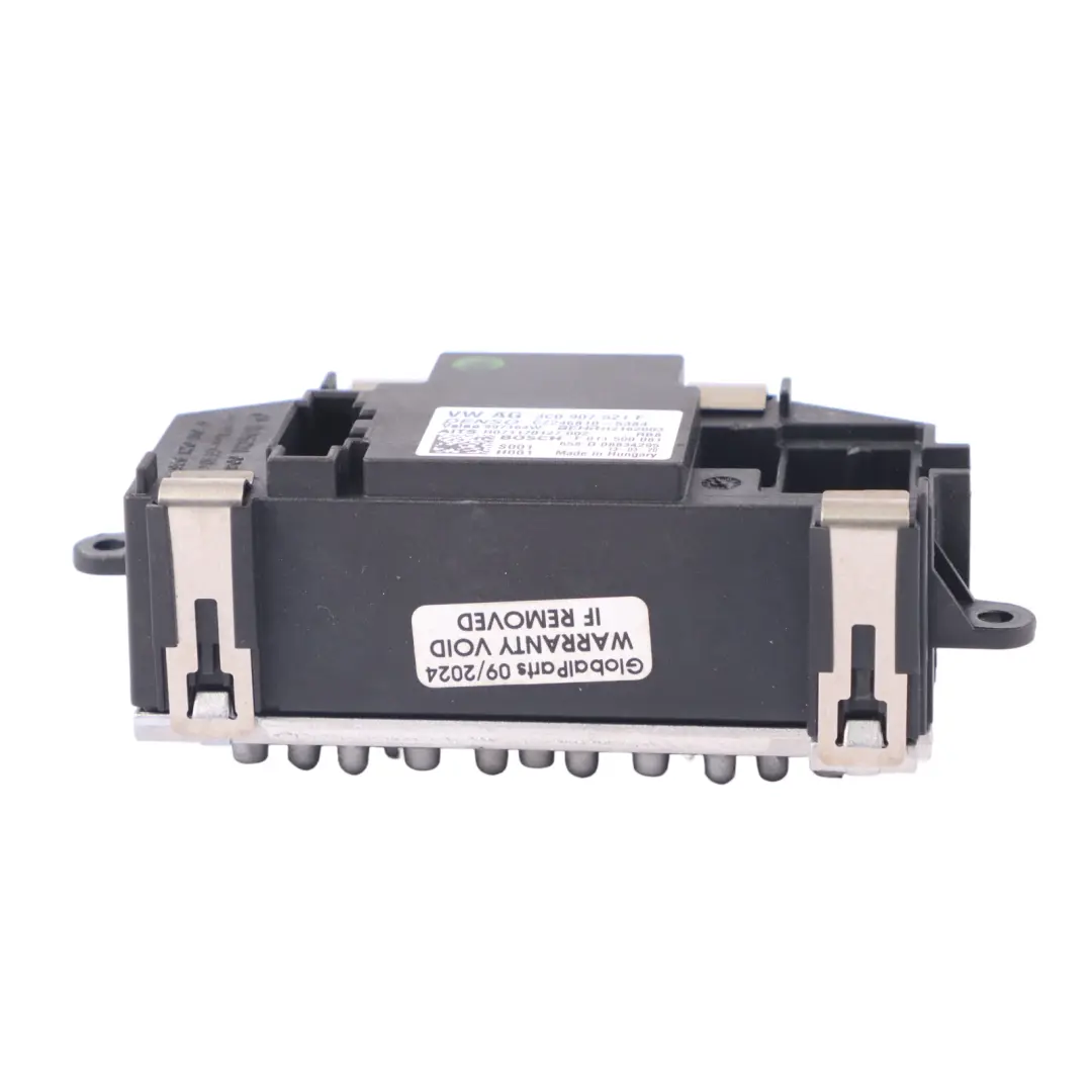 Régulateur Résistance Ventilateur Chauffage pour Volkswagen Passat B7 à propos du numéro de pièce 3C0907521F Volkswagen Passat B7 Régulateur Résistance Ventilateur Chauffage - SKU 3C0907521F - Numéro de pièce 3C0907521F