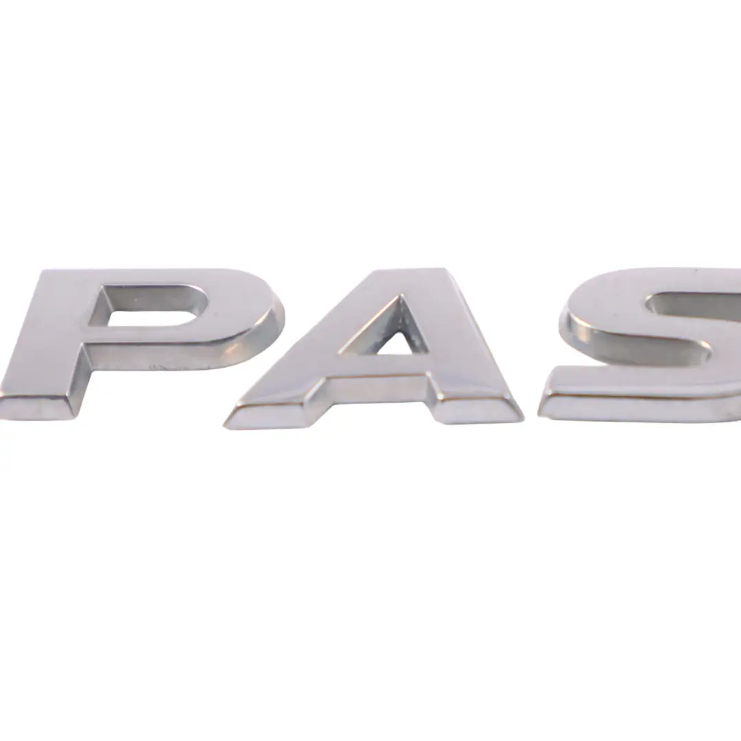 Emblem Lettering Rear Trunk Badge to Volkswagen Passat B7 Tailgate with Part number 3C8853687A Volkswagen Passat B7 Tailgate Emblem Lettering Rear Trunk Badge - SKU 3C8853687A - Part number 3C8853687A