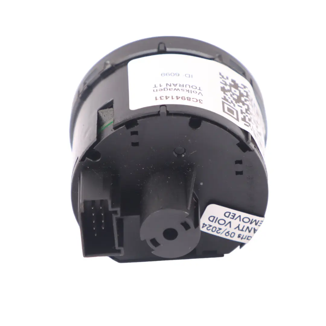 Volkswagen Tiguan 5N Headlight Fog Light Switch Control Panel - SKU 3C8941431 - Part number 3C8941431